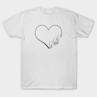 be kind. heart. be a kind human. nice human. human rights design T-Shirt